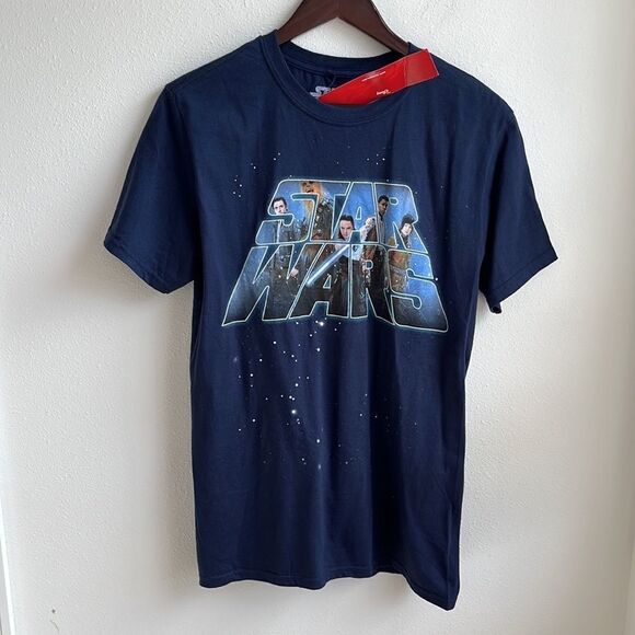 Star Wars Navy Graphic T-Shirt Men’s‎ Size Medium - Picture 1 of 6